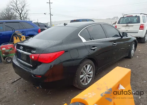 2016 Infiniti Q50 3.0T Premium z USA, uszkodzony, nr VIN JN1EV7APXGM301179